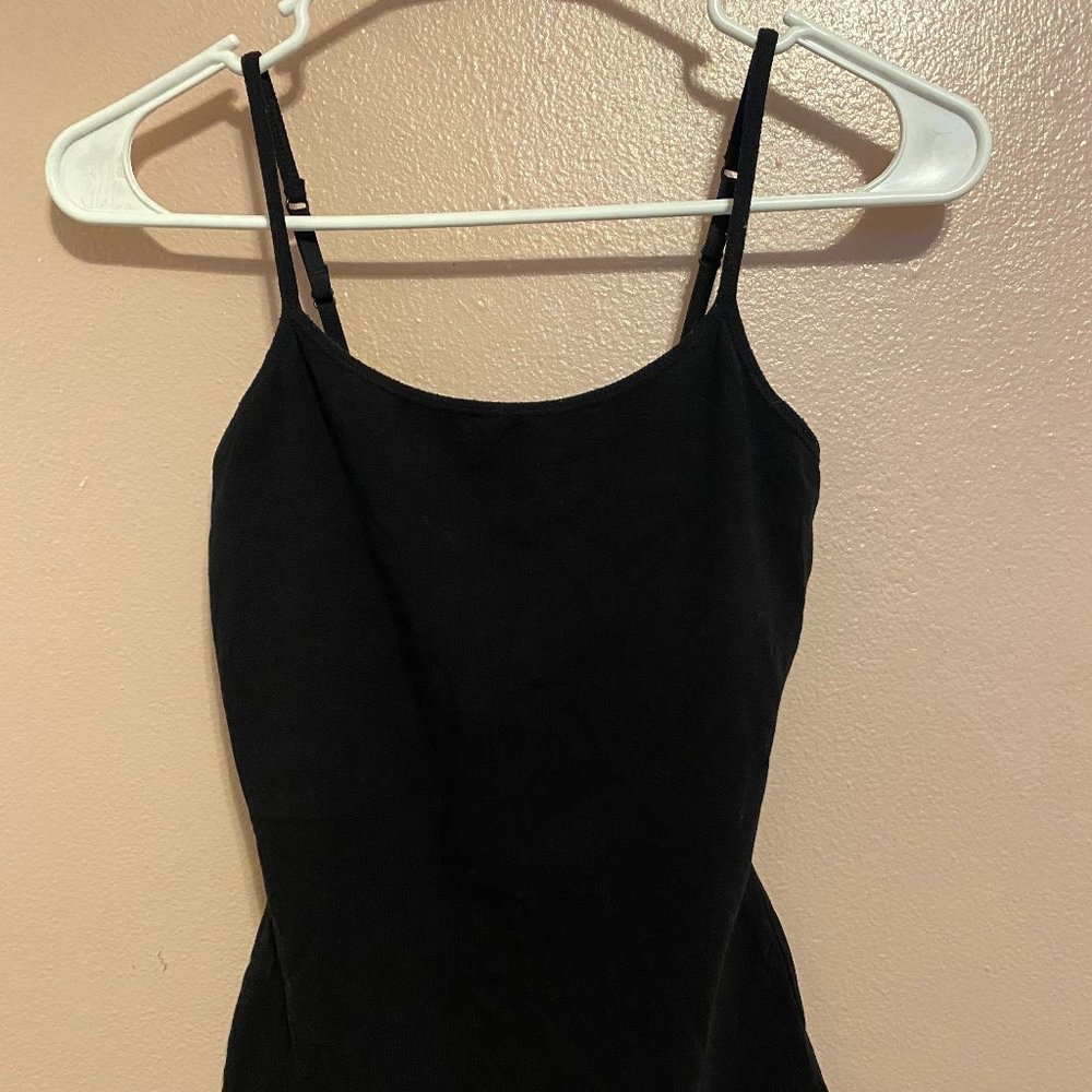 black camisole tank top